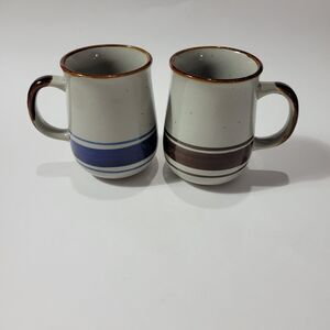 Capodimonte Stoneware Mugs Set Of 2